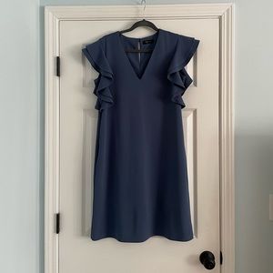 KLd dress with ruffle sleeves